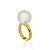 Anel Bubble Ouro Quartzo Milky - Imagem 1