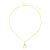 Pingente Astro Libra 419 Ouro Quartzo Incolor - Imagem 1