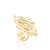 Anel Vigas 518 Ouro Quartzo Nude - Imagem 1
