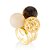 Anel Bubble Domo 520 Ouro - Imagem 3