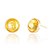 Brinco Bubble Moon 1067 Ouro Amarelo - Imagem 1