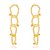 Brinco Telúrico 1072 Ouro Cristal Amarelo - Imagem 1