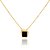 Pingente Gaia 460 Ouro Quartzo Negro - Imagem 1