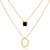 Pingente Gaia 460 Ouro Quartzo Negro - Imagem 2