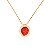 Pingente Fogo 464 Ouro Feldspato Vermelho - Imagem 1