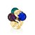 Anel Bubble Lunny 544 Ouro - Imagem 2