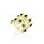 Anel Taj 564 Ouro Cristal Verde - Imagem 1