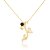 Pingente Barroco 491 Ouro Quartzo Negro - Imagem 1