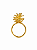 Anel 618 Bubble Pinha Ouro - Imagem 1
