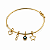 Pulseira Isah 352 com mini pingentes - Imagem 3