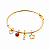 Pulseira Isah 352 com mini pingentes - Imagem 2