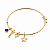 Pulseira Isah 352 com mini pingentes - Imagem 1