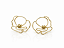 Brinco 1198 Papaver Ouro - Imagem 1