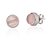 Brinco Baby Bubble 691 Rodio Quartzo Rosa - Imagem 1