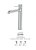 Misturador monocomando  bica alta para lavatório LX4402 - Lexxa - Imagem 1