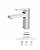 Misturador monocomando bica baixa para lavatório LX5406 - Lexxa - Imagem 1