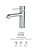 Misturador monocomando bica baixa para lavatório LX4406 - Lexxa - Imagem 1