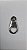 Cursor nº 5 Coração 06 Níquel - Imagem 1