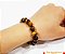 Pulseira de Pedra Natural Verdadeira Olho de Tigre Esfera 10mm - Imagem 3