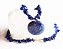 Gargantilha Cascalho e Pingente Pedra Natural Lapis Lazuli - Imagem 4