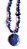 Gargantilha Cascalho e Pingente Pedra Natural Lapis Lazuli - Imagem 3