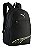Mochila Puma com logo FUNDAMENTAL, preta e verde limão. - Imagem 1