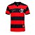 Camisa Flamengo Braziline Flatri Zico Masculina - Vermelho+Preto - Imagem 1