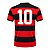 Camisa Flamengo Braziline Flatri Zico Masculina - Vermelho+Preto - Imagem 2