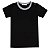 Camiseta infantil botões preto - Imagem 1