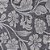 Toalha de Mesa Quadrada Floral Cinza 1,40 m Raner - Imagem 4