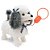 Cachorrinho Poodle Cinza Controle Play Full Pets Toyng - Imagem 1