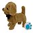 Cachorrinho Poodle Gravatinha Controle Play Full Pets Toyng - Imagem 1