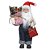 Boneco Natal Papai Noel Em Pé com Saco de Presente 30 cm - Imagem 1