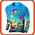 Camiseta Proteção Solar UV Upf 50+ Infantil Aquafish Prolife - Imagem 3