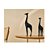 Decoração Escultura Girafa Africana Origame Poliresina 38 cm - Imagem 3