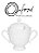 Açucareiro Branco Porcelana Soleil White 200ml Oxford - Imagem 3