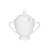 Açucareiro Branco Porcelana Soleil White 200ml Oxford - Imagem 1