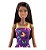 Boneca Barbie Fashion Vestido Roxo Estampa Borboleta Mattel - Imagem 2