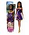 Boneca Barbie Fashion Vestido Roxo Estampa Borboleta Mattel - Imagem 1