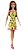 Boneca Barbie Fashion Vestido Amarelo Borboleta Mattel - Imagem 1