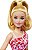 Barbie Fashionista Loira com Vestido Floral 205 Mattel - Imagem 2