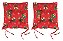 Kit Assento Almofada para Cadeira Futon Estampa Natal 02 un - Imagem 6