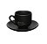 Kit Xícaras Café Cafezinho 90 ml e Açucareiro Preto Fosco Manhattan Hauskraft - Imagem 3