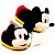 Pantufa Infantil Unissex Mickey com Sola de Borracha - Imagem 1