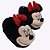 Pantufa Infantil Minnie com Sola de Borracha - Imagem 1