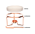 Rechaud Queijo 4 Pc 15 Cm Rose Gold Hauskraft - Imagem 2