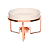 Rechaud Queijo 4 Pc 15 Cm Rose Gold Hauskraft - Imagem 3