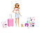 Boneca Barbie Conjunto Viagem e Pets Mattel - Imagem 2