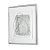 Porta Retrato Quadro Metal Prata  20 X 25 Mart - Imagem 2