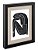 Porta Retrato MDF Marrom E linho 20x25 Mart - Imagem 1